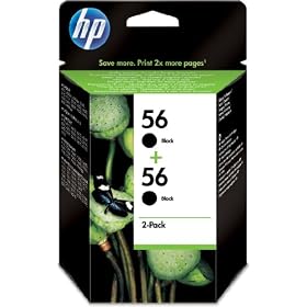HP C9502AE - Kit 2 cartouches HP 56