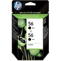 HP C9502AE - Kit 2 cartouches HP 56