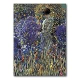 Lady in a Garden - 5" x 7" Museum Quality Greeting Card