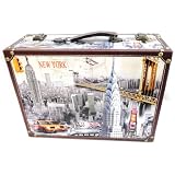 Coffre valisette Bois "New York"