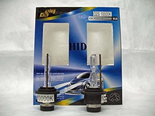 One Pair (2) D2S 10000K Xenon HID Blue OEM Size Bulbs 35W