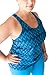 TEMA Athletics Women's Plus-Size Tank Top Printed Bungee Activewear Yoga Workout Sizes 1X - 3X