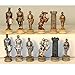 Medieval Times Armored Knights Painted Resin Chess Pieces