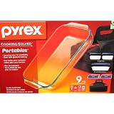 PyrexPortablesDoubleDecker9PieceBakewareSet