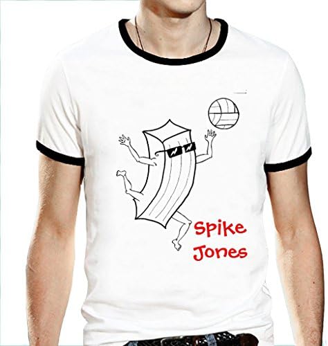 Smile Tea Men's Tee Funny T Shirt Aon Beach Screen Printing T Shirts White Size Large