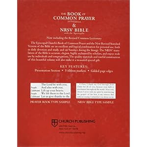 The Book of Common Prayer & the Holy Bible, Nrsv, Red