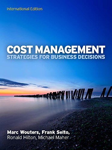 Cost Management: Strategies for Business Decisions, International Edition by Marc Wouters (1-Jul-2012) Paperback