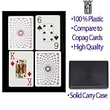 Pantheon KEM Plastic Playing Cards Wide Jumbo 2-Pack