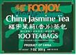 FooJoy Jasmine Green Tea - 100 Tea Bags (7.0 Oz)