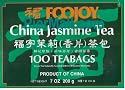 FooJoy Jasmine Green Tea - 100 Tea Bags (7.0 Oz)