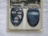 2007-2010 GMC Yukon Denali Cadillac Escalade Tahoe Suburban Keyless Entry Remote Keyfob Case Blue Carbon Fiber Design
