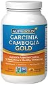 Nutrigold Garcinia Cambogia Gold (Clinically-proven SuperCitrimax), 500 mg, 180 veg. capsules