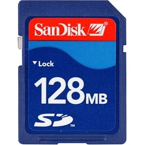 Sandisk 128 MB SD Card SDSDS 128 A99 F