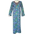Indian Tunic Long Sleeve Viscose Caftan Size M (kftn849)