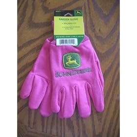 John Deere Pink Women's Garden Work Gloves