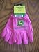 John Deere Pink Women's Garden Work Gloves