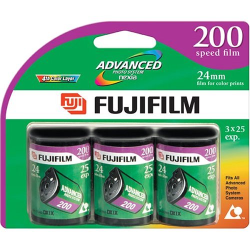 Fujifilm 200 Speed APS Film 25 Exposures (3 Pack)