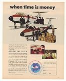 1973 Air Mid-America Airlines Charter Service Plane Print Ad