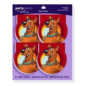 Scooby Birthday Notepads by Rubies
