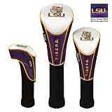 Team Effort Lsu Tigers Nylon Headcover Set Of 3