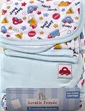 Luvable Friends 2-Pack Receiving Blanket - Car Theme