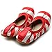 Ollio Women's Ballet Shoe Comfort Cute Multi Color Flat