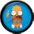 Homer Rotating Eyes Wall Clock