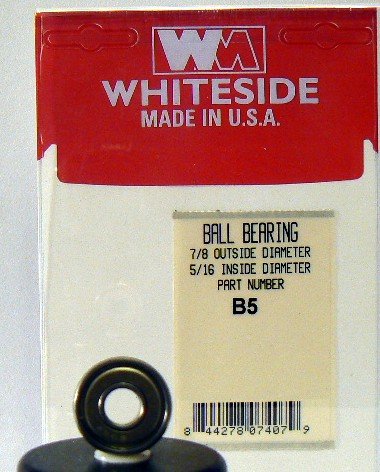 WHITESIDE MACHINE B5 REPLACEMENT BALL BEARINGS 7/8 OD X 5/16 ID 51X0CQKHEKL WHITESIDE MACHINE B5 REPLACEMENT BALL BEARINGS 7/8 OD X 5/16 ID