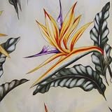 Bird of Paradise (new print)- Ladies Hawaiian Aloha Shirt