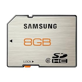 Samsung MB-SP8GEU 8GB SDHC PLUS Class 6 Extreme Speed Memory Card
