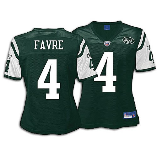 Brett Favre Jets Green NFL Replica Jersey ( sz. XXL, Green : Favre, Brett : #4 : Jets )