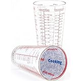 Dezine Products USA 2-Cup Mix-N-Measure Glass Measuring Cup