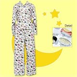 The Cat's Pajamas® Sushi White Cotton or Flannel Pajama -Seen on Will and Grace