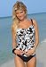 Apparel : Knot-front tankini.