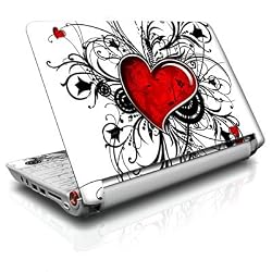 My Heart Design Skin Decal Sticker for Acer (Aspire ONE) 8.9-inch Netbook Laptop