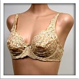 Orlfa $69 Beige Sheer See Through Mesh Bra #0330 sz 34B 36B 36C