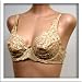  : Orlfa $69 Beige Sheer See Through Mesh Bra #0330 sz 34B 36B 36C