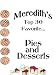 Books : Meredith's Top 30 Favorite Pies and Desserts