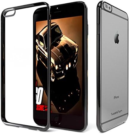 iPhone 6 Case, iPhone 6S Case, Tweets® Case Cover TPU Bumper Crystal Clear, Soft, Shock-absorbing Anti-scratch, Ultra-slim 4.7" Transparent