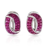 Earrings With 8.10ctw Genuine Length 18mm