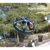 U808 Infrared R C Flying Saucer UFO Hand Induced Flight w  LED Lights by UDI