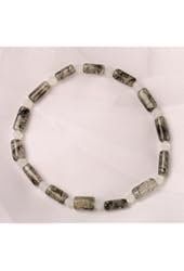 Stretch Bracelet - Crystal and Rutilated Quartz Beads