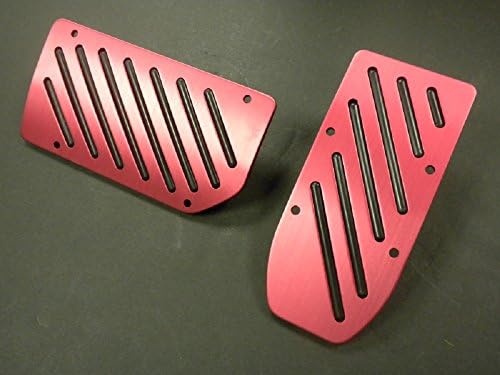 MAXSPEED UNIVERSAL PEDAL COVER 06-MS04ARD RED AUTOMATIC 2PCS/SET