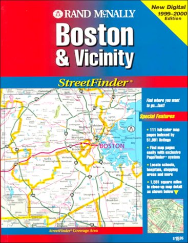 Rand McNally Streetfinder Boston & Vicinity