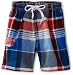 Kanu Surf Boys 2-7 Trophy Swim Trunk, Blue/Red, 3T