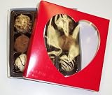 Scott's Cakes Assorted Truffles 1/2 Pound Heart Box