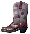 Ariat Women's Doll Baby Boot (8, Burgandy/Dark Rose)
