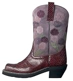 ARIAT Doll Baby FatBaby Western Riding Cowboy Boots 10 True to size Burgundy Dark Rose Womens