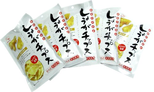 カモ井 素材そのまましょうがチップス 18g×5個