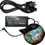 HQRP AC Adapter for Acer Aspire: 1200 / 1410 / 1414WLCi / 1640 / 1642WLMi / 1650 / 1690 / AS1690LCi / AS1690WLCi / AS1690WLMi / AS1691WLCi / AS1691WLMi / AS1692WLMi / AS1694WLMi / 3000 / 3002LCi / 3002WLCi / 3002WLMi / 3003WCi / 3003WLCi / 3030 / 3500 / 3502LCi / 3502NLCi Laptop / Notebook Replacement 65W Charger / Power Supply Cord plus HQRP Mousepad
